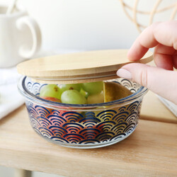 Sass & Belle Japanese Inspired Glass Container with Lid