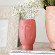 Lisa Angel with Ceramic Sass & Belle Mini Face Vase