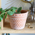 Lisa Angel Sass & Belle Mini Geometric Terracotta Planter
