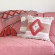 Lisa Angel Sass & Belle Nevada Pink Woven Cushions and Blanket