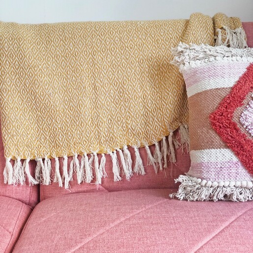 scandi boho throw