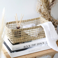 Sass & Belle Rectangular Seagrass Basket