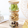 Lisa Angel with Sass & Belle Set of 3 Stacking Glass Storage Jars