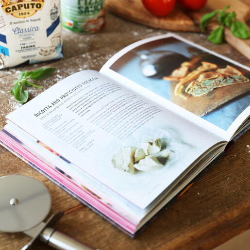 One of Many Recipes in Lisa Angel Craft Pizza Book
