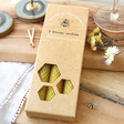 Set of 3 Beeswax Candles in Packaging