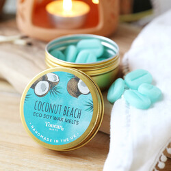 Tin of Coconut Beach Eco Soy Wax Melts