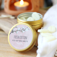 Tin of Fresh Cotton Eco Soy Wax Melts