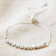 Lisa Angel Delicate Star Bead Friendship Bracelet in Silver