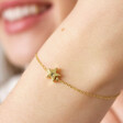 Lisa Angel Ladies' Personalised Single Star Bead Bracelet on Model