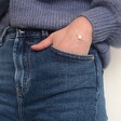 Lisa Angel Ladies' Single Star Bead Bracelet in Silver on Model