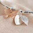 Lisa Angel Personalised Silver 'Always My Mum' Charm Bangle with Name