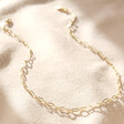Gold Rectangle Chain Necklace
