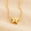 Lisa Angel Ladies' Star Bead Necklace in Gold