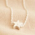 Ladies' Star Bead Necklace in Silver
