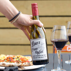 Personalised 'Pizza Wine'