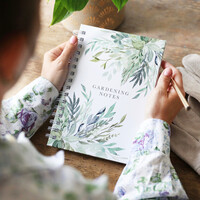 'Gardening Notes' Spiral Bound Notebook