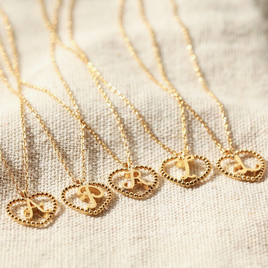 Little Love Kids' Initial Heart Necklace - Gold
