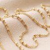 Close Up of Gold Satellite Chain Necklace