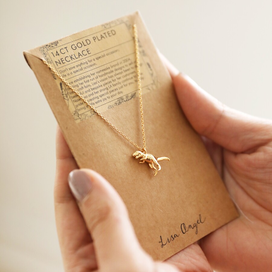 Silver Or Gold Plated Stegosaurus Dinosaur Necklace By Hurleyburley |  notonthehighstreet.com