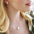 Lisa Angel Ladies' Personalised Engraved Heart Locket Necklace