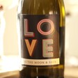 Close up of Personalised Bold Love Prosecco