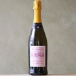 Personalised Vintage Pink Nana Prosecco on Table