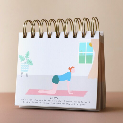 Yoga Pose Page from Daily Yoga Poses Flip Chart