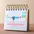 Colourful Guide Page from Daily Yoga Poses Flip Chart
