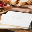 Personalised Wedding Square Linen Notebook