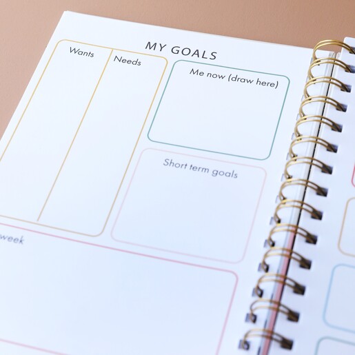 Goals Page from the Yoga Positivity Planner