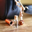 Opend Beevive Bee Revival Kit Keyring in Rose Gold Attached to Bag