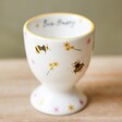 Flower and Bee Print on Flowers and Bees Egg Cup
