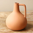 Terracotta Teardrop Vase Close-up