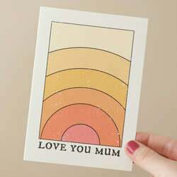 Love You Mum Greeting Card
