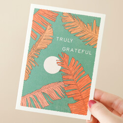 Cai & Jo Truly Grateful Greeting Card