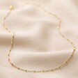 Gold Sterling Silver Satellite Necklace Chain Full Length