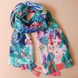 House of Disaster Frida Kahlo Tropical Scarf on neutral surface