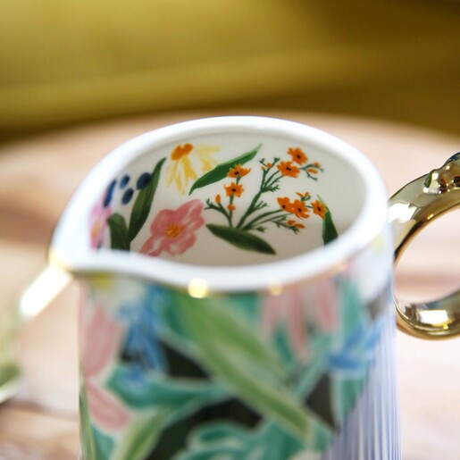 Floral Print Inside House of Disaster Eden Jug