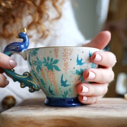 House of Disaster Luxe Peacock Mug