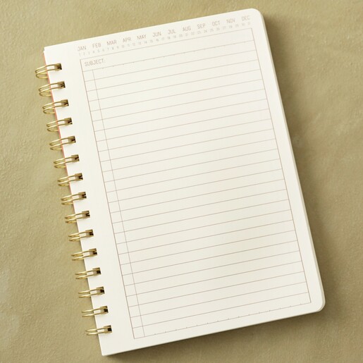 Page of Designworks Ink A5 Terracotta and Gold Notebook 