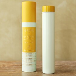 Designworks Ink Slim Flask Bottle in Mint and Ochre