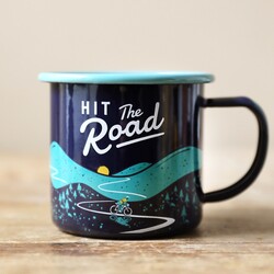 Gentlemen's Hardware Hit the Road Enamel Mug