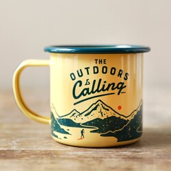 Gentlemen's Hardware Outdoors is Calling Enamel Mug