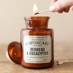 Paddywax Apothecary Verbena and Eucalyptus Candle
