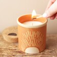 Model Lighting Paddywax Cactus Flower and Aloe Ceramic Candle