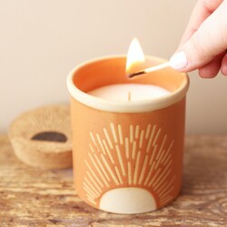 Paddywax Cactus Flower and Aloe Ceramic Candle