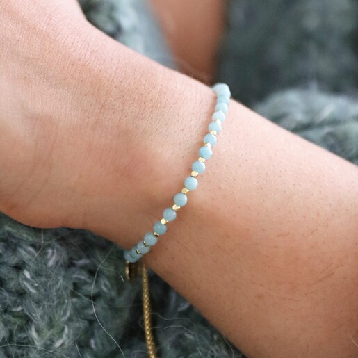 Buy Amazonite Ombre 925 Sterling Silver Bracelet. Made by the Art of Jewellery  UK Online in India - Etsy