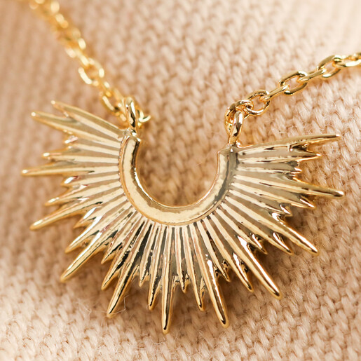 half sunburst necklace