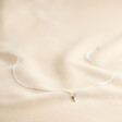 Full length of Estella Bartlett Tiny Key Pendant Necklace on fabric