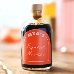 Personalised 100ml Edmunds Cocktails Espresso Martini